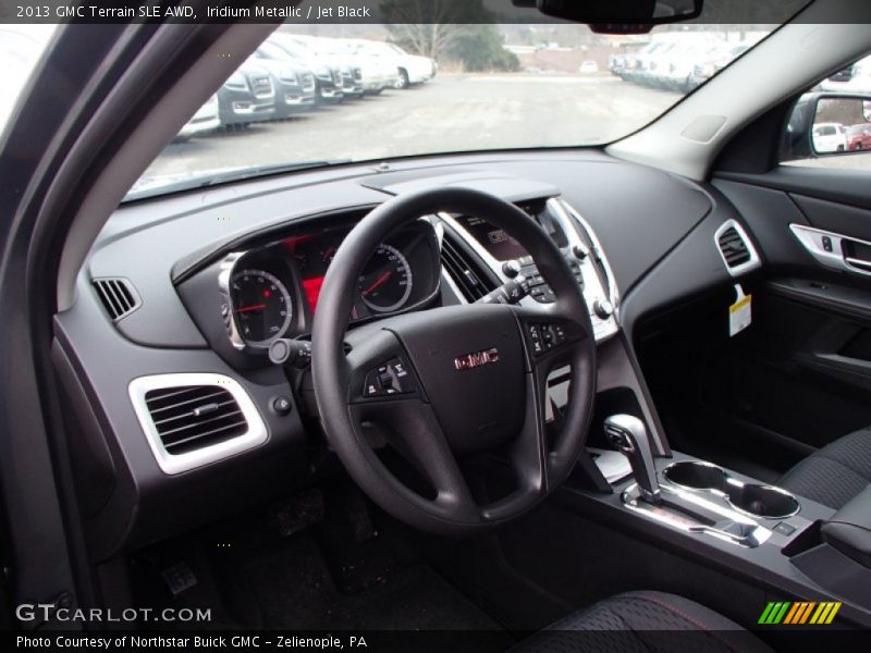 Iridium Metallic / Jet Black 2013 GMC Terrain SLE AWD