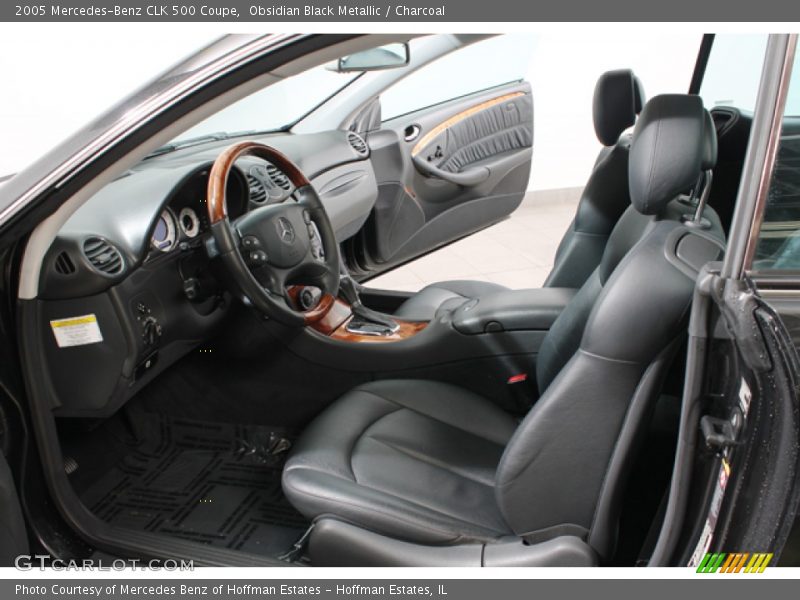  2005 CLK 500 Coupe Charcoal Interior