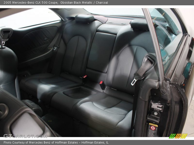 Obsidian Black Metallic / Charcoal 2005 Mercedes-Benz CLK 500 Coupe