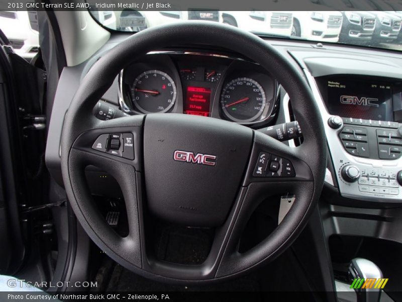 Iridium Metallic / Jet Black 2013 GMC Terrain SLE AWD