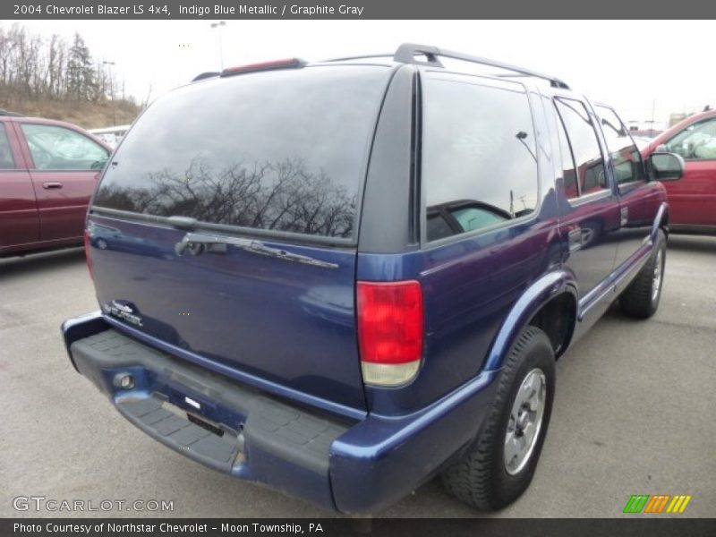Indigo Blue Metallic / Graphite Gray 2004 Chevrolet Blazer LS 4x4
