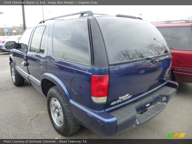 Indigo Blue Metallic / Graphite Gray 2004 Chevrolet Blazer LS 4x4