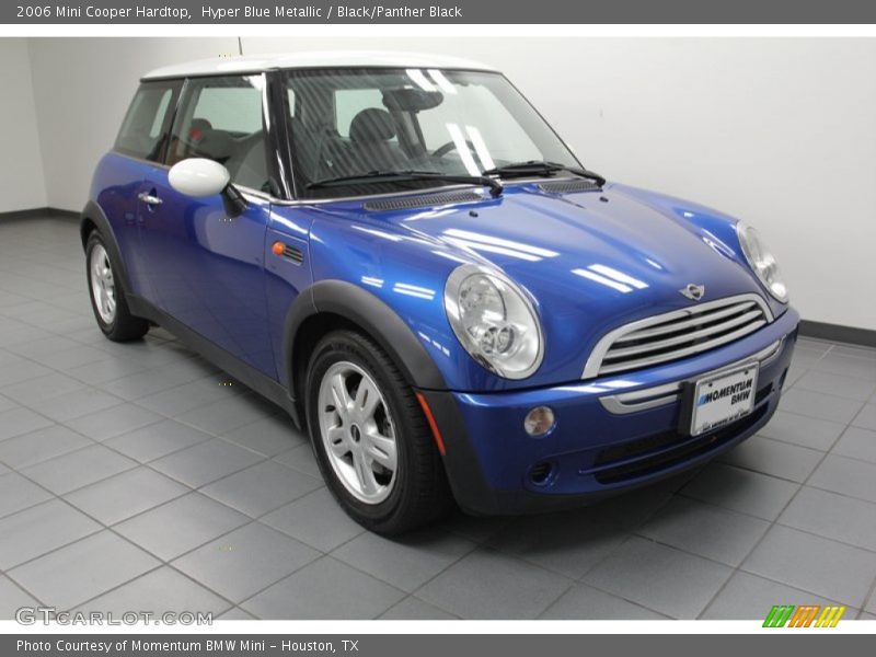 Hyper Blue Metallic / Black/Panther Black 2006 Mini Cooper Hardtop
