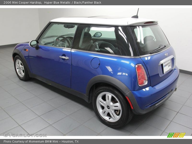 Hyper Blue Metallic / Black/Panther Black 2006 Mini Cooper Hardtop