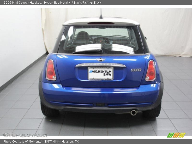 Hyper Blue Metallic / Black/Panther Black 2006 Mini Cooper Hardtop