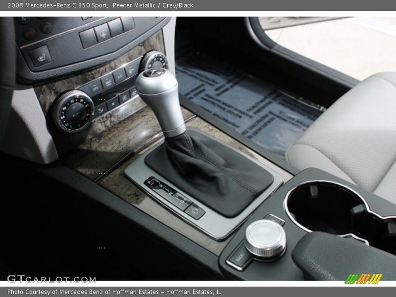 Pewter Metallic / Grey/Black 2008 Mercedes-Benz C 350 Sport