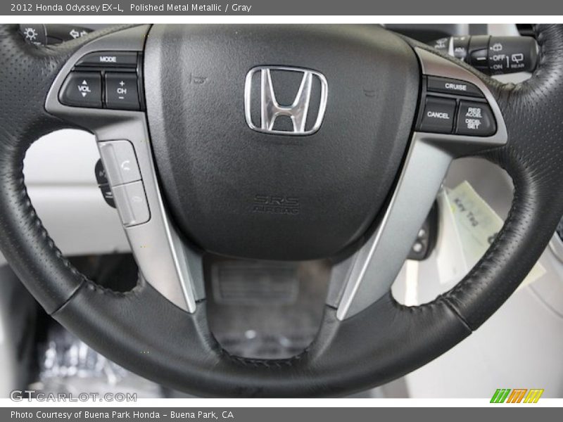 Polished Metal Metallic / Gray 2012 Honda Odyssey EX-L