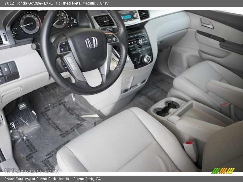 Polished Metal Metallic / Gray 2012 Honda Odyssey EX-L
