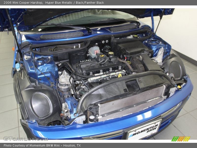 Hyper Blue Metallic / Black/Panther Black 2006 Mini Cooper Hardtop