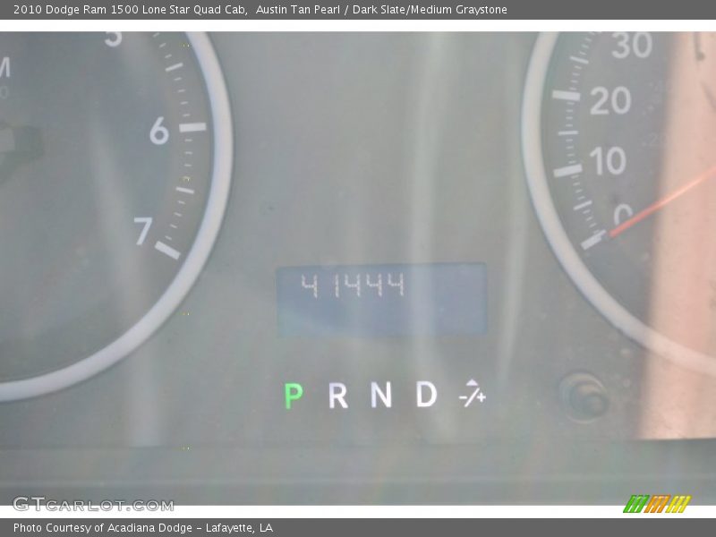 Austin Tan Pearl / Dark Slate/Medium Graystone 2010 Dodge Ram 1500 Lone Star Quad Cab