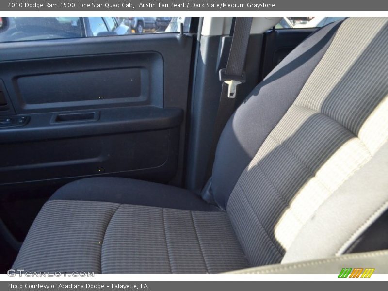Austin Tan Pearl / Dark Slate/Medium Graystone 2010 Dodge Ram 1500 Lone Star Quad Cab