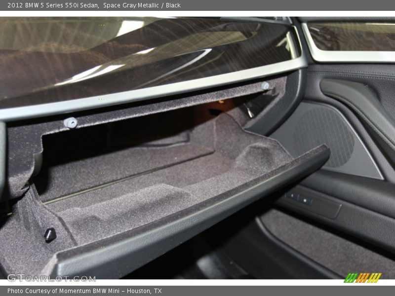 Space Gray Metallic / Black 2012 BMW 5 Series 550i Sedan