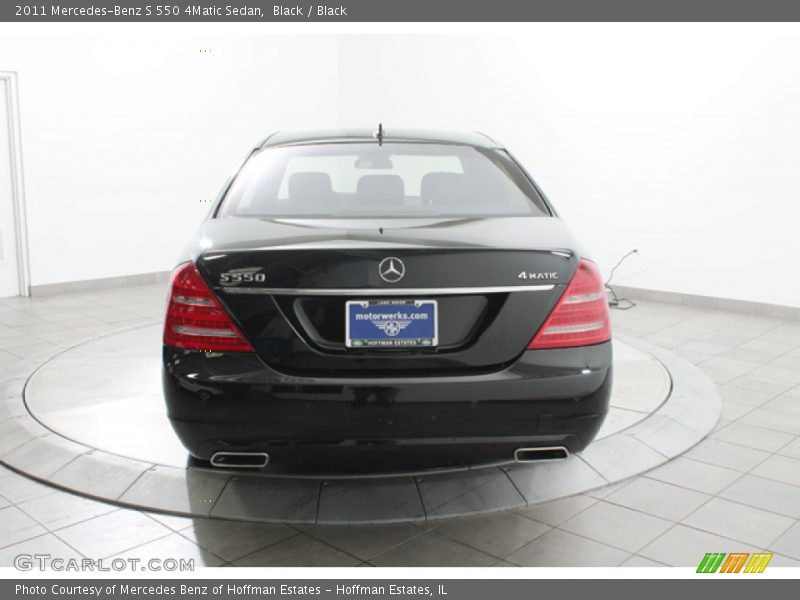 Black / Black 2011 Mercedes-Benz S 550 4Matic Sedan
