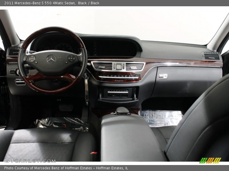 Black / Black 2011 Mercedes-Benz S 550 4Matic Sedan