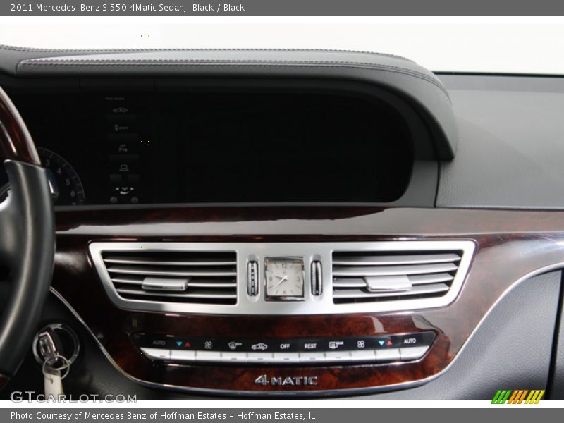 Black / Black 2011 Mercedes-Benz S 550 4Matic Sedan
