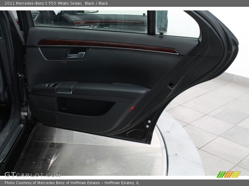 Black / Black 2011 Mercedes-Benz S 550 4Matic Sedan