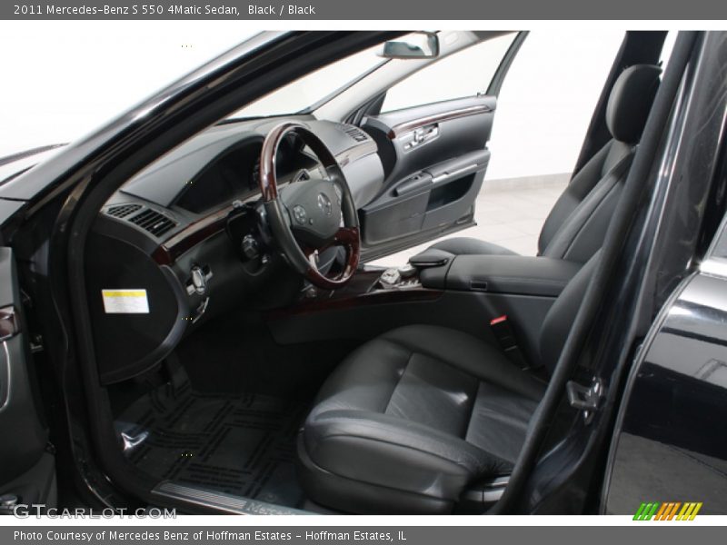 Black / Black 2011 Mercedes-Benz S 550 4Matic Sedan