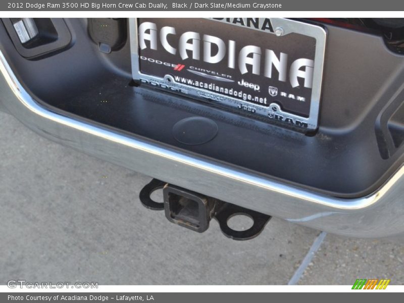 Black / Dark Slate/Medium Graystone 2012 Dodge Ram 3500 HD Big Horn Crew Cab Dually