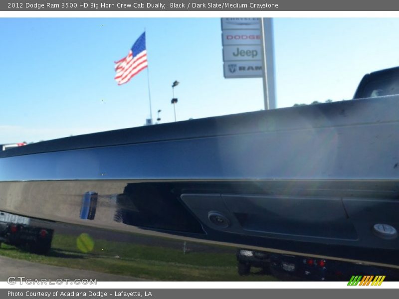 Black / Dark Slate/Medium Graystone 2012 Dodge Ram 3500 HD Big Horn Crew Cab Dually