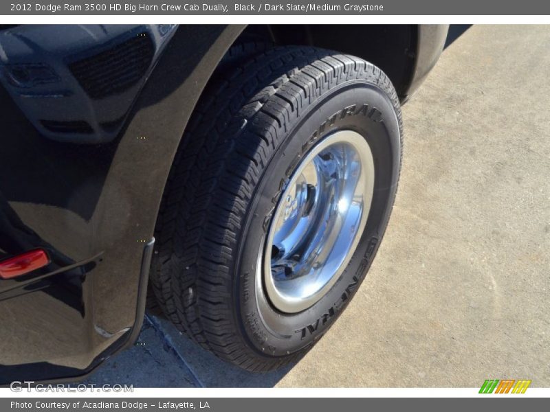Black / Dark Slate/Medium Graystone 2012 Dodge Ram 3500 HD Big Horn Crew Cab Dually