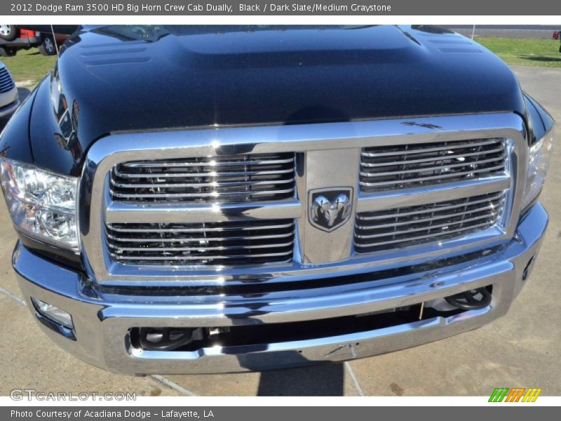 Black / Dark Slate/Medium Graystone 2012 Dodge Ram 3500 HD Big Horn Crew Cab Dually