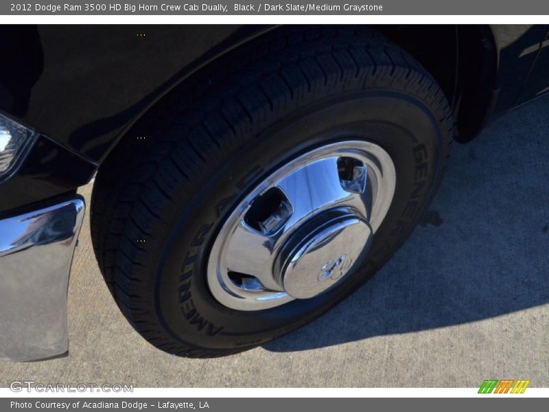 Black / Dark Slate/Medium Graystone 2012 Dodge Ram 3500 HD Big Horn Crew Cab Dually