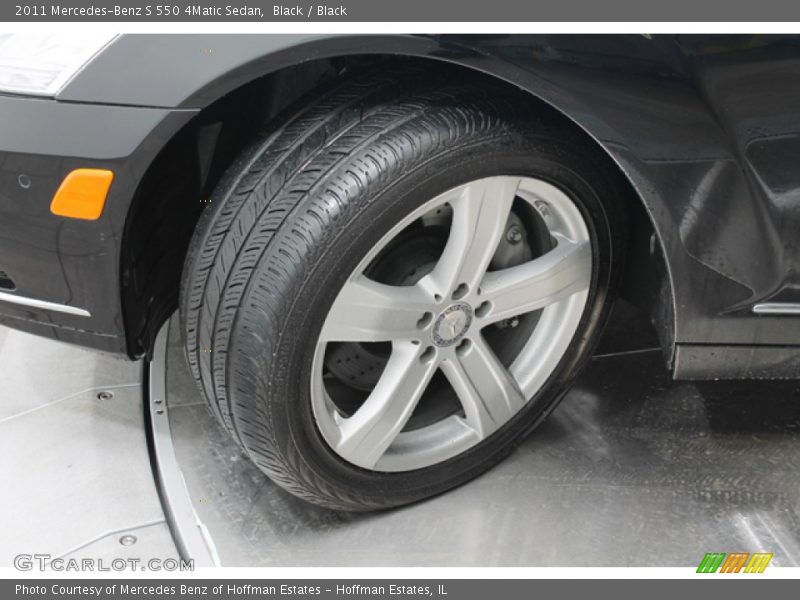 Black / Black 2011 Mercedes-Benz S 550 4Matic Sedan