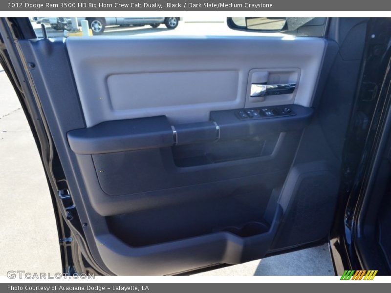 Black / Dark Slate/Medium Graystone 2012 Dodge Ram 3500 HD Big Horn Crew Cab Dually