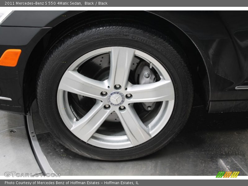 Black / Black 2011 Mercedes-Benz S 550 4Matic Sedan