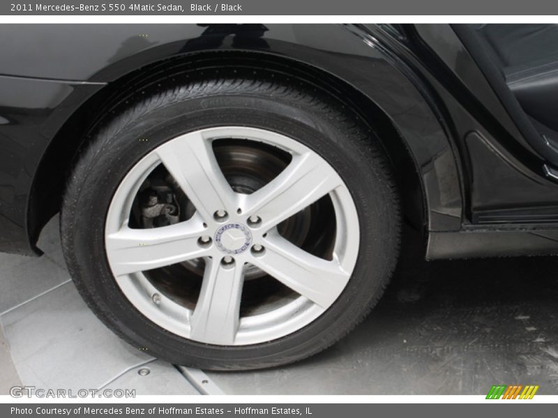 Black / Black 2011 Mercedes-Benz S 550 4Matic Sedan