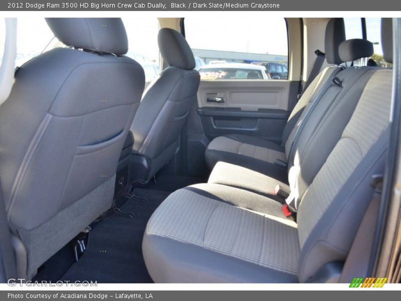 Black / Dark Slate/Medium Graystone 2012 Dodge Ram 3500 HD Big Horn Crew Cab Dually