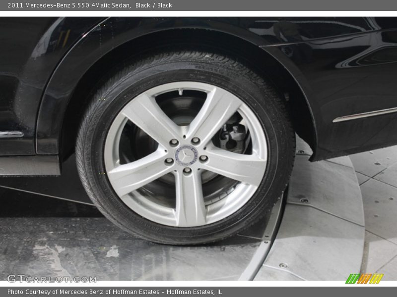 Black / Black 2011 Mercedes-Benz S 550 4Matic Sedan