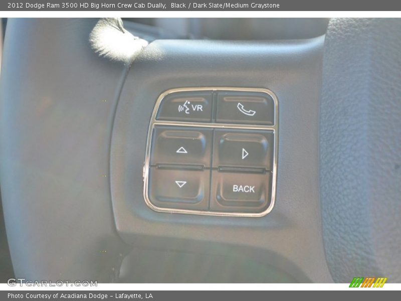 Black / Dark Slate/Medium Graystone 2012 Dodge Ram 3500 HD Big Horn Crew Cab Dually