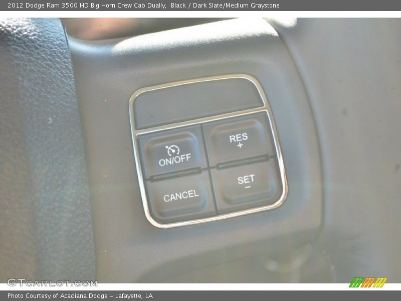 Black / Dark Slate/Medium Graystone 2012 Dodge Ram 3500 HD Big Horn Crew Cab Dually