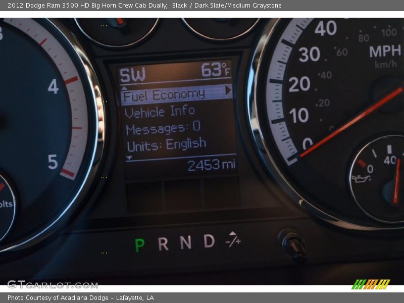 Black / Dark Slate/Medium Graystone 2012 Dodge Ram 3500 HD Big Horn Crew Cab Dually