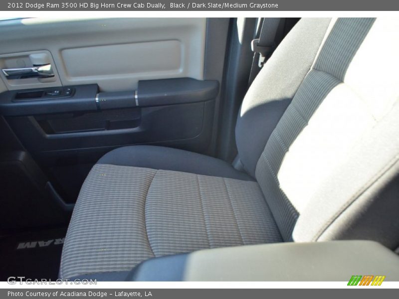 Black / Dark Slate/Medium Graystone 2012 Dodge Ram 3500 HD Big Horn Crew Cab Dually