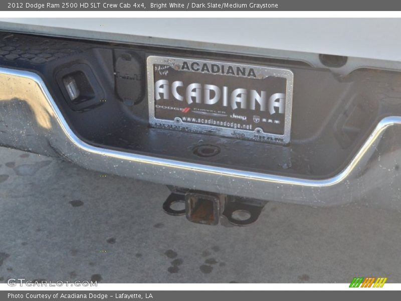 Bright White / Dark Slate/Medium Graystone 2012 Dodge Ram 2500 HD SLT Crew Cab 4x4