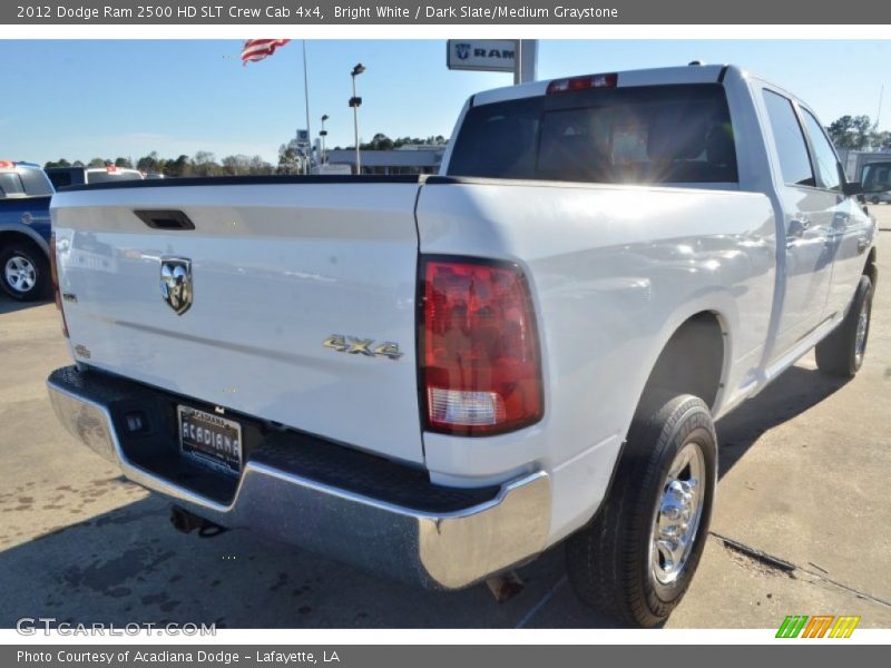 Bright White / Dark Slate/Medium Graystone 2012 Dodge Ram 2500 HD SLT Crew Cab 4x4