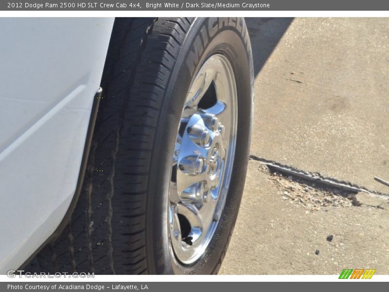 Bright White / Dark Slate/Medium Graystone 2012 Dodge Ram 2500 HD SLT Crew Cab 4x4