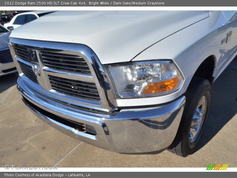 Bright White / Dark Slate/Medium Graystone 2012 Dodge Ram 2500 HD SLT Crew Cab 4x4