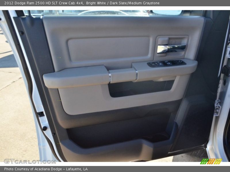 Bright White / Dark Slate/Medium Graystone 2012 Dodge Ram 2500 HD SLT Crew Cab 4x4