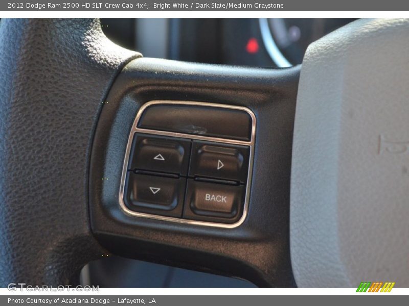 Bright White / Dark Slate/Medium Graystone 2012 Dodge Ram 2500 HD SLT Crew Cab 4x4