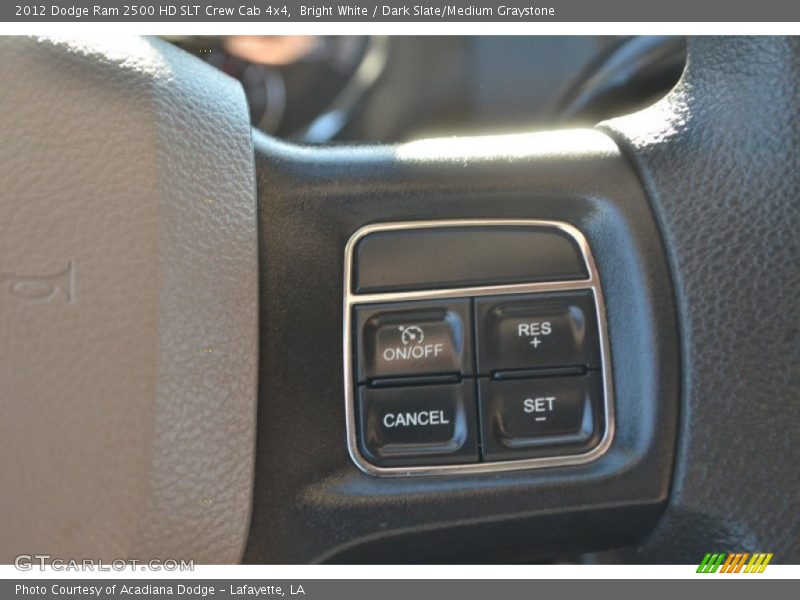 Bright White / Dark Slate/Medium Graystone 2012 Dodge Ram 2500 HD SLT Crew Cab 4x4