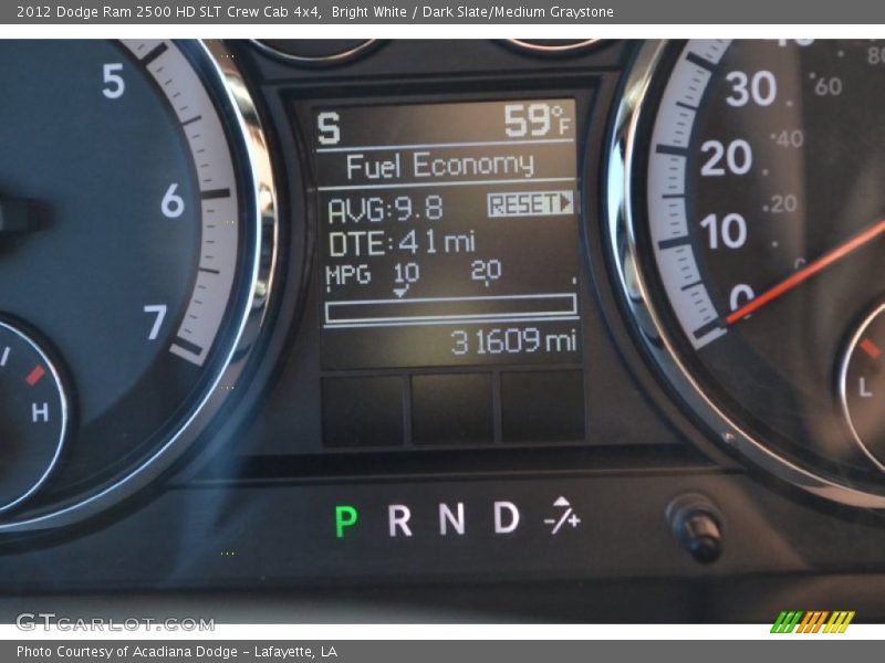 Bright White / Dark Slate/Medium Graystone 2012 Dodge Ram 2500 HD SLT Crew Cab 4x4