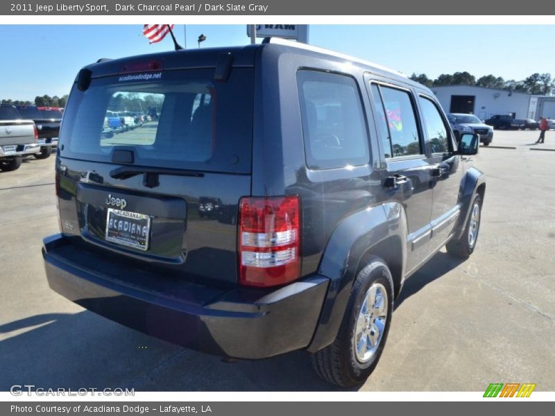 Dark Charcoal Pearl / Dark Slate Gray 2011 Jeep Liberty Sport