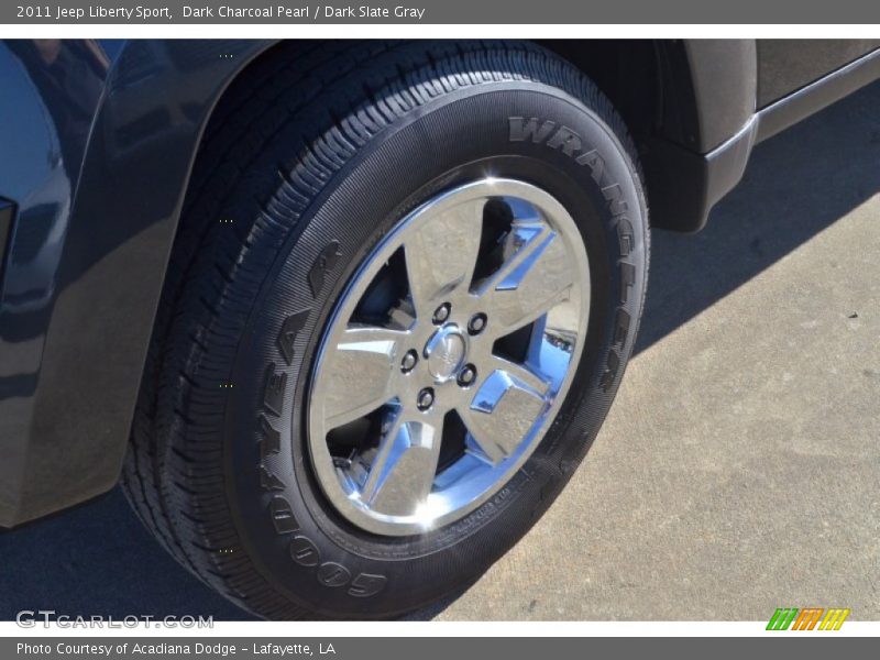 Dark Charcoal Pearl / Dark Slate Gray 2011 Jeep Liberty Sport