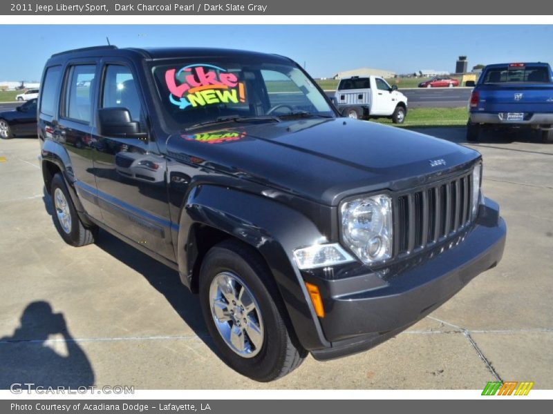Dark Charcoal Pearl / Dark Slate Gray 2011 Jeep Liberty Sport