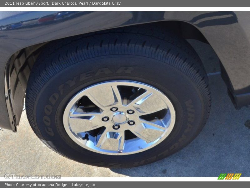 Dark Charcoal Pearl / Dark Slate Gray 2011 Jeep Liberty Sport