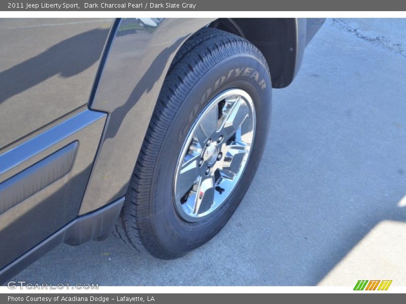 Dark Charcoal Pearl / Dark Slate Gray 2011 Jeep Liberty Sport