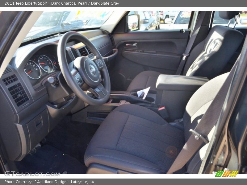 Dark Charcoal Pearl / Dark Slate Gray 2011 Jeep Liberty Sport